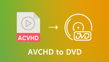 AVCHD を DVD に変換