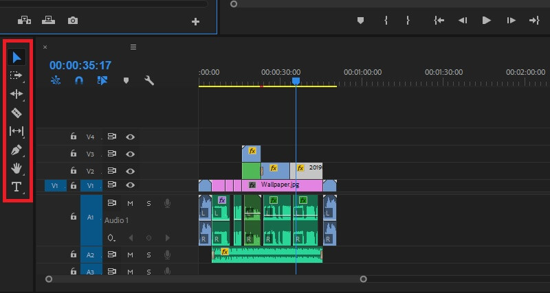 Adobe Premiere Pro インターフェース
