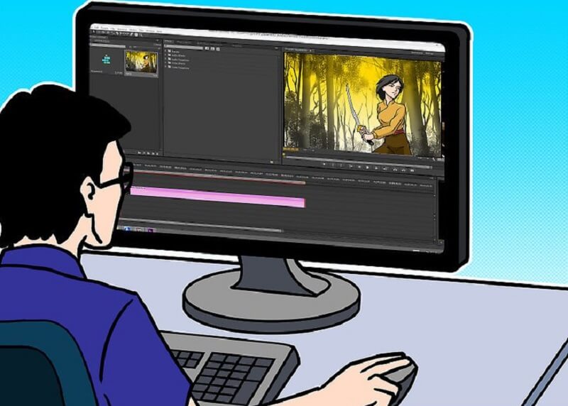 アクション映画を編集する