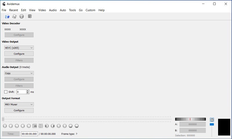 Movie Maker 代替 Avidemux