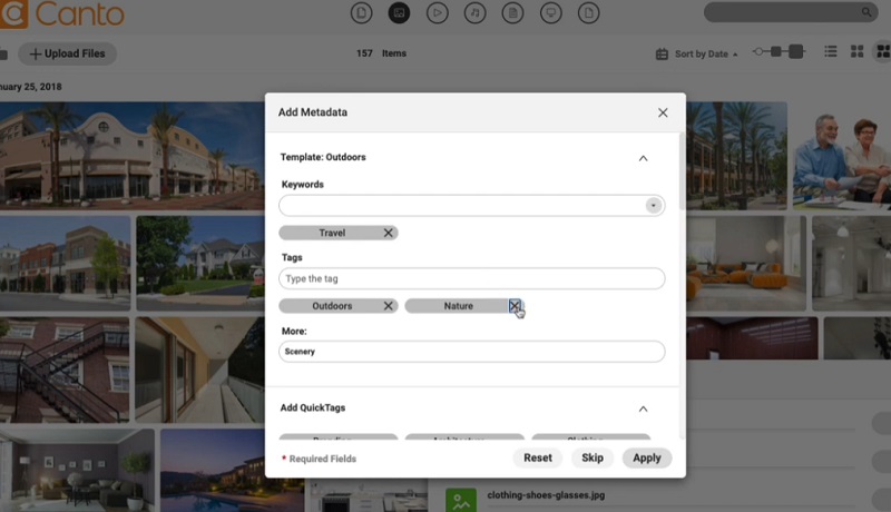 Canto Dam インターフェース