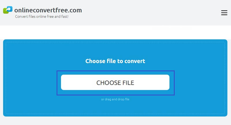OnlineConvertFree WAVファイルをアップロード WAV To OGG