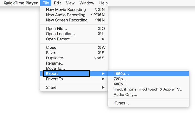 QuickTime フリップ動画形式を変更 動画を変換