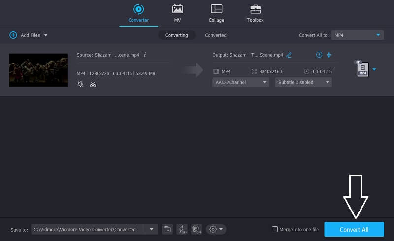 Vidmore VC フリップ動画形式を変更 反転動画の出力を変換