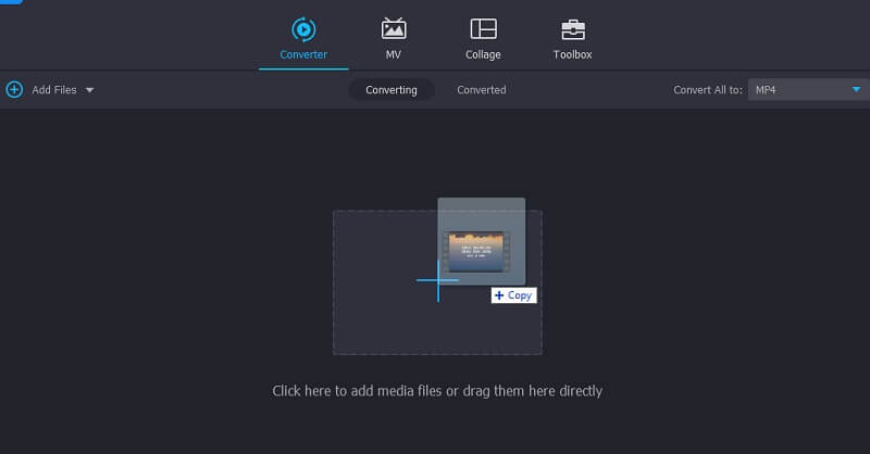 Vidmore VC Androidで動画を回転 動画ファイルを読み込み