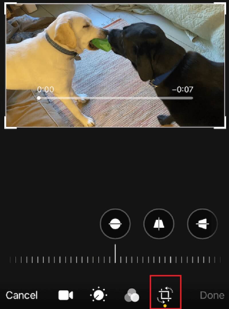 iOS写真で動画を反転してトリミング