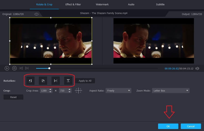 Vidmore でファイルを反転
