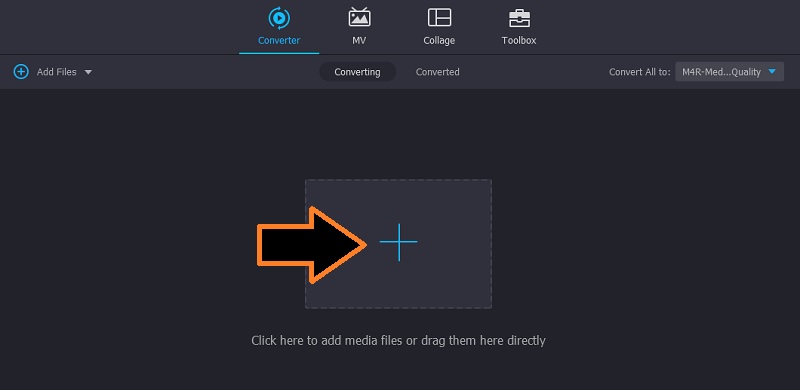 Vidmore AIFF オーディオファイルを追加