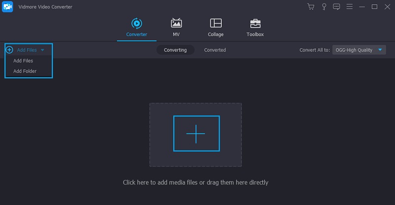Vidmore OGGファイルを追加