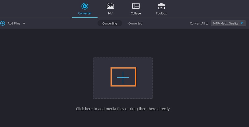Vidmore AIFFファイルをアップロード