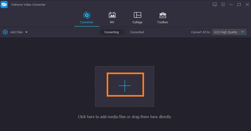 Vidmore VC オーディオファイルの追加