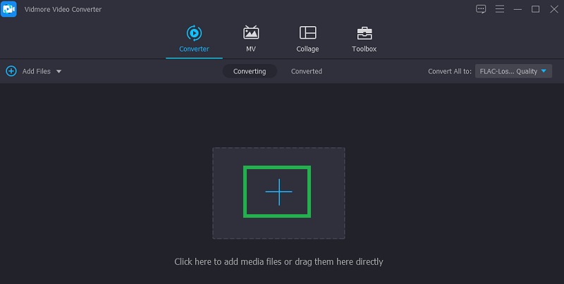 Vidmore VC 音楽ファイルをアップロード
