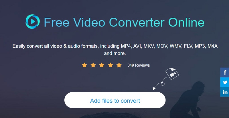 ファイルを追加 Vidmore オンライン