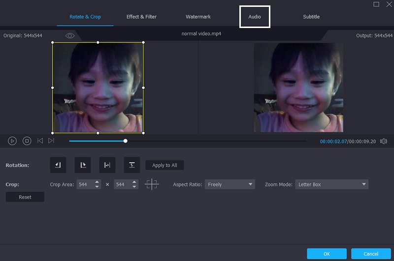 編集セクションへ移動 Vidmore