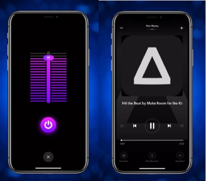 音量を上げる EqualizerFX