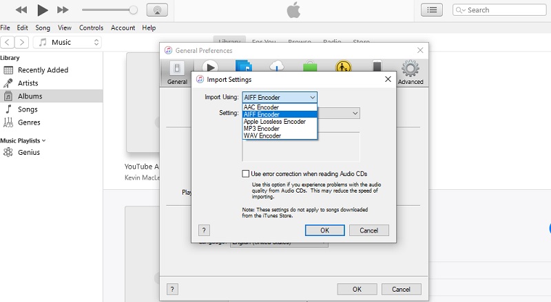 iTunes オーディオ設定を変更