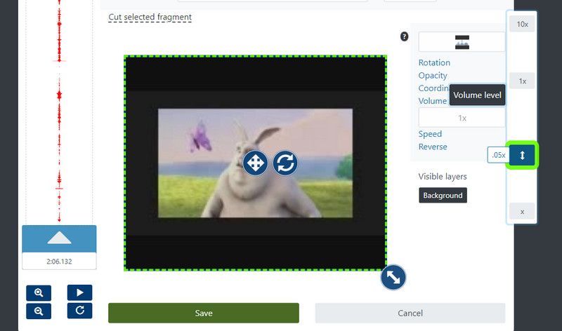 Movie Maker 音量変更