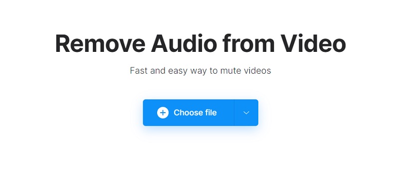 MP4音声を削除（Clideo）