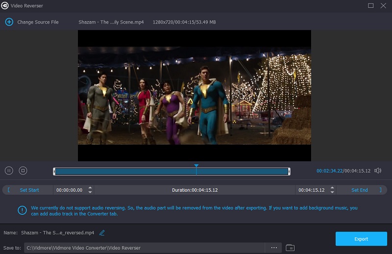 Vidmore で開始時間と終了時間を設定する方法