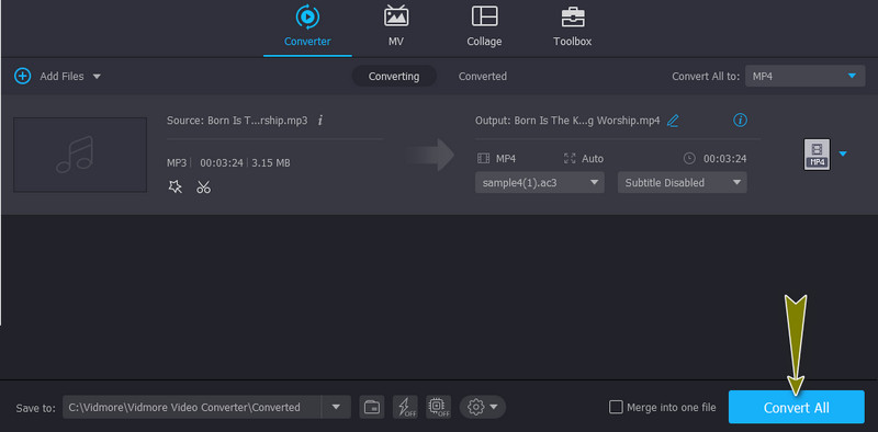 Vidmore 処理の確定