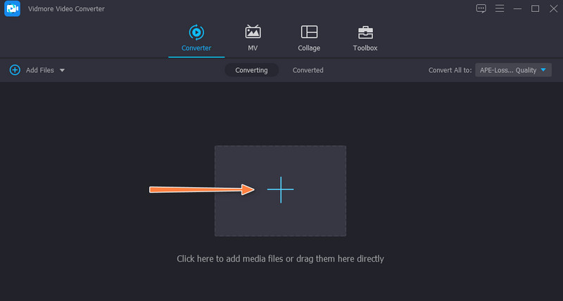 Vidmore 動画ファイル読み込み