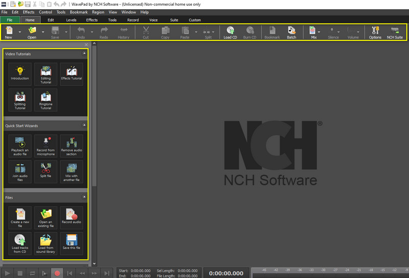 WavePad オーディオ編集ツール