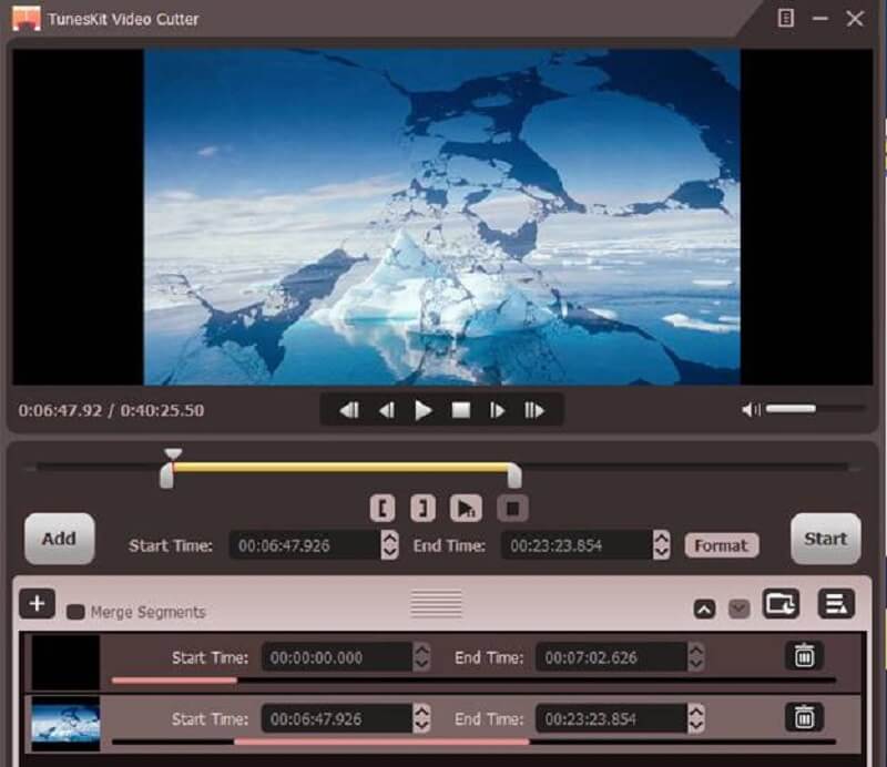 H264ファイルをカット TunesKit
