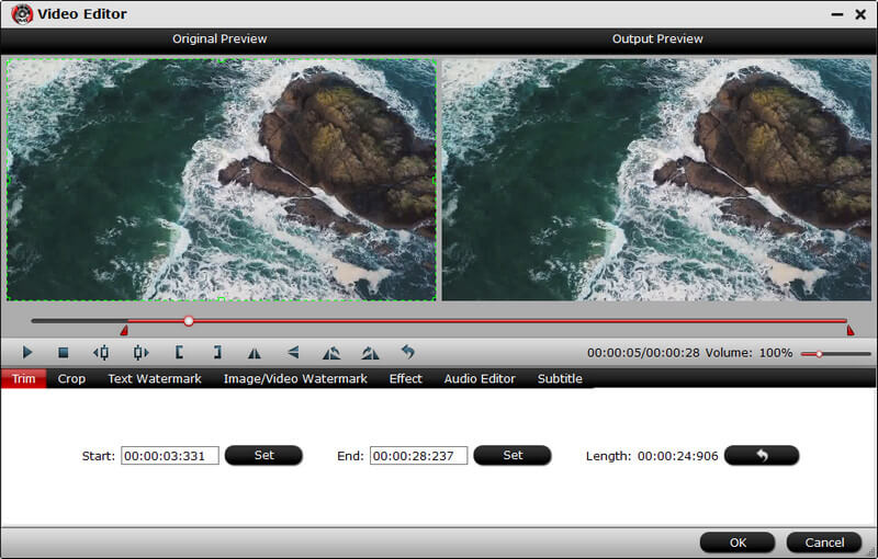 PavTube カット画面