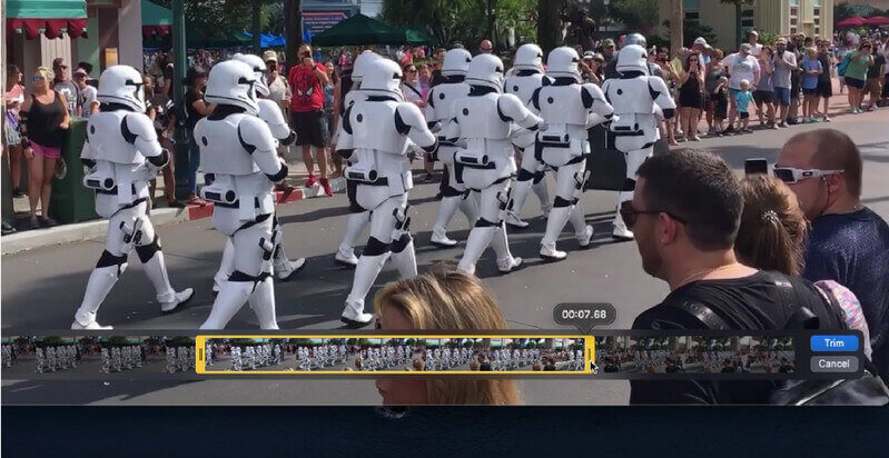 QuickTime VOB トリム