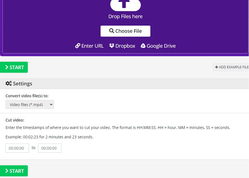 Video2Editで動画をトリミング