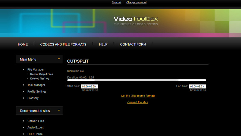 VideoToolboxでAVI動画をカットする