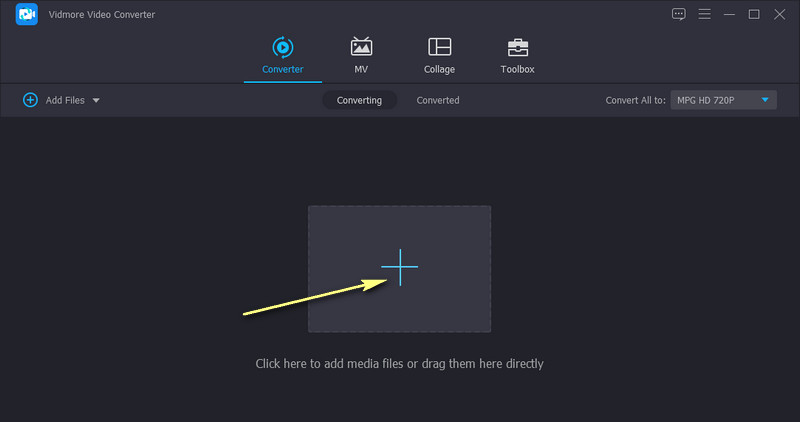 Vidmore MPGインポート