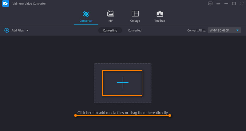 Vidmore で WMV をアップロード