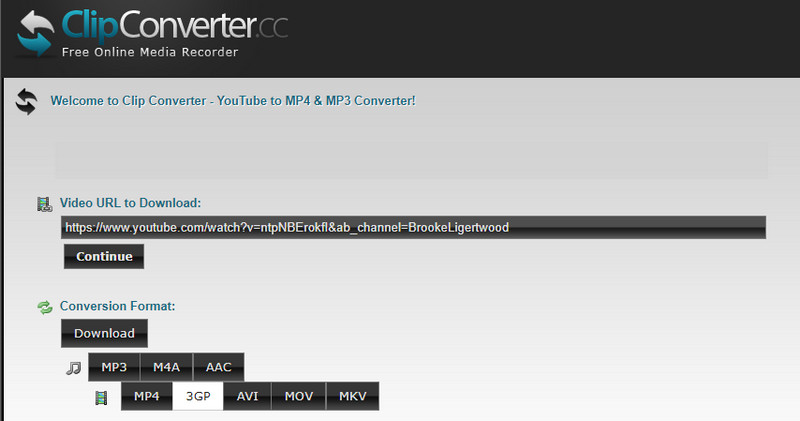 ClipConverter画面
