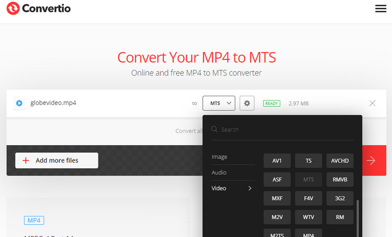Convertio 変換タスク