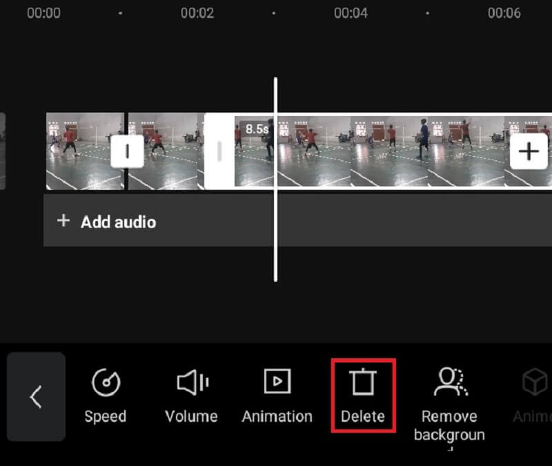 CapCut で動画をカット