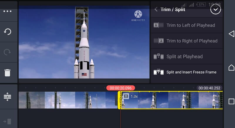 KineMaster で動画をカット