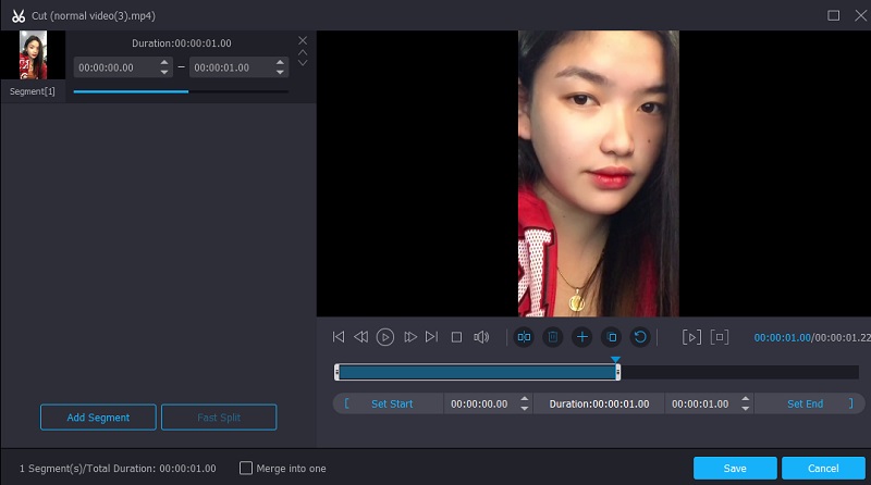 Vidmore で動画をカットする