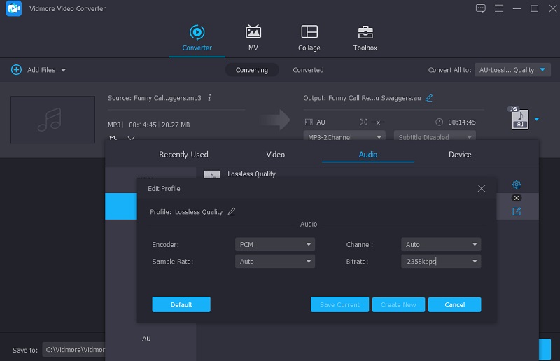 オーディオ編集 Vidmore