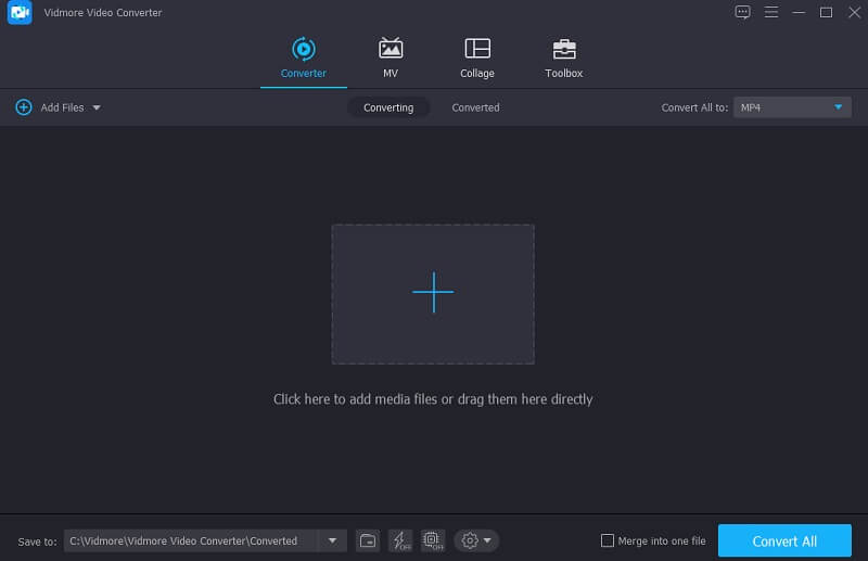 動画をアップロード Vidmore