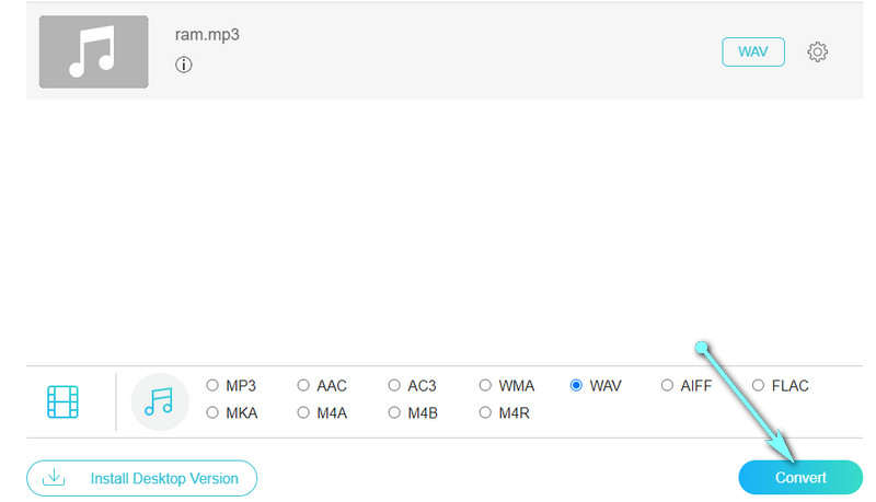 VFVCO WAV に変換