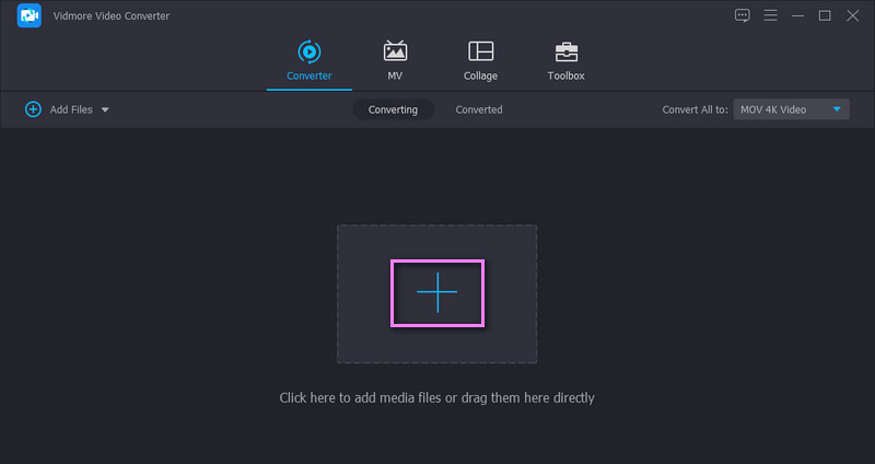 Vidmore ファイル追加