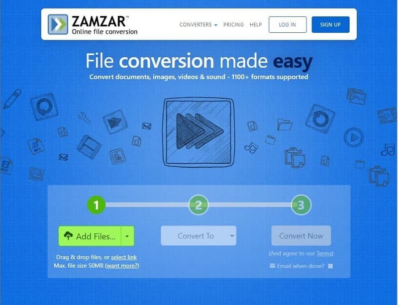 ZamZar MP3 から AMR