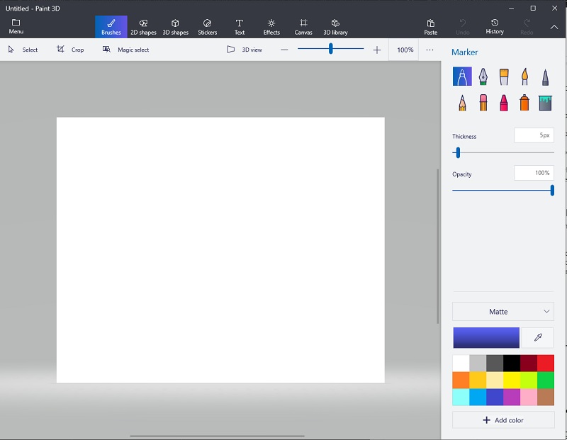 3D Paint エディター
