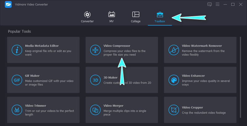 圧縮オプションにアクセス