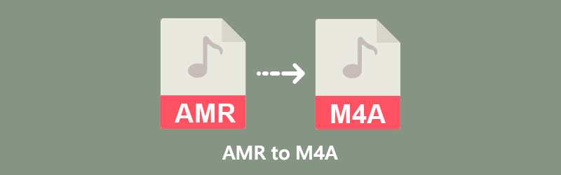 AMRをM4Aに変換