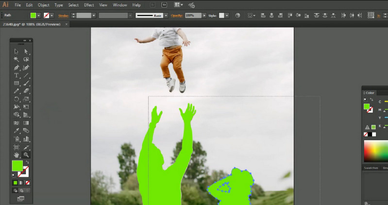 Illustrator クリッピングマスク