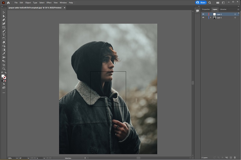 Illustrator 画像のインポート