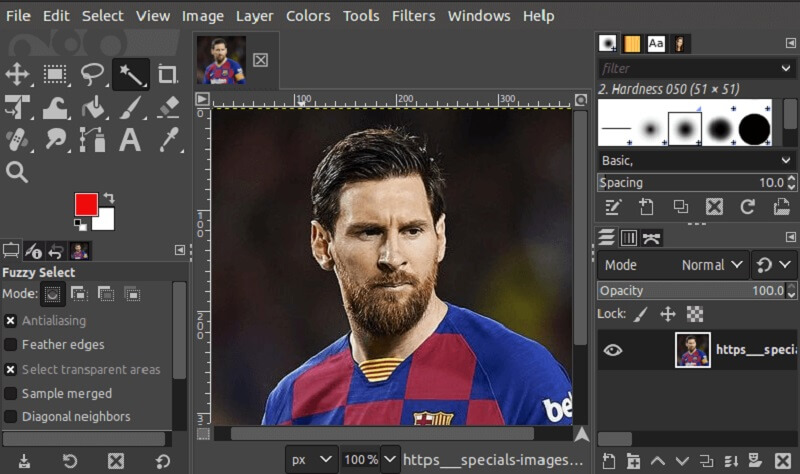 フォトエディター GIMP