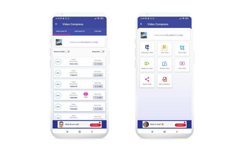 動画圧縮アプリ